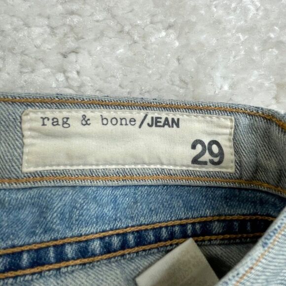 Rag & Bone Dre Boyfriend Distress Patch Reverse Armitage Jean - Picture 3 of 11
